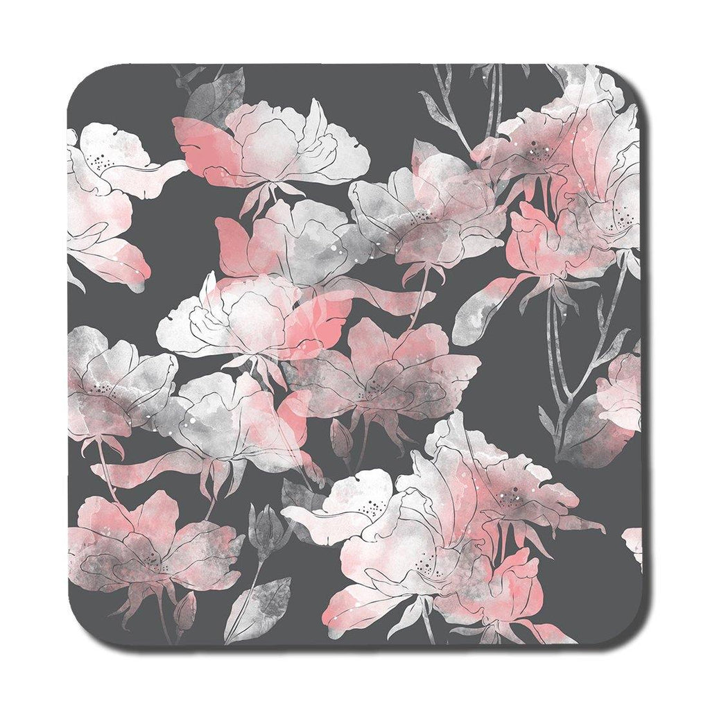 Imprints flowers and leaves of wild rose (Coaster) - Andrew Lee Home and Living