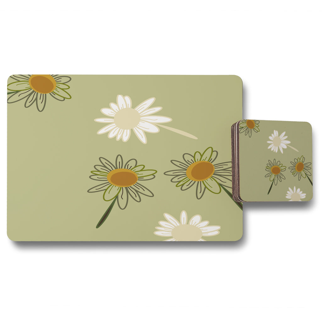 New Product Patterns and shapes in the style of scrapbooking (Placemat & Coaster Set)  - Andrew Lee Home and Living