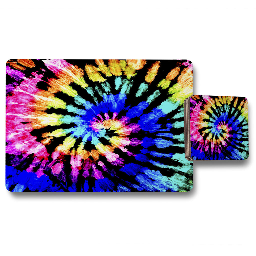 New Product Tie dye pattern (Placemat & Coaster Set)  - Andrew Lee Home and Living