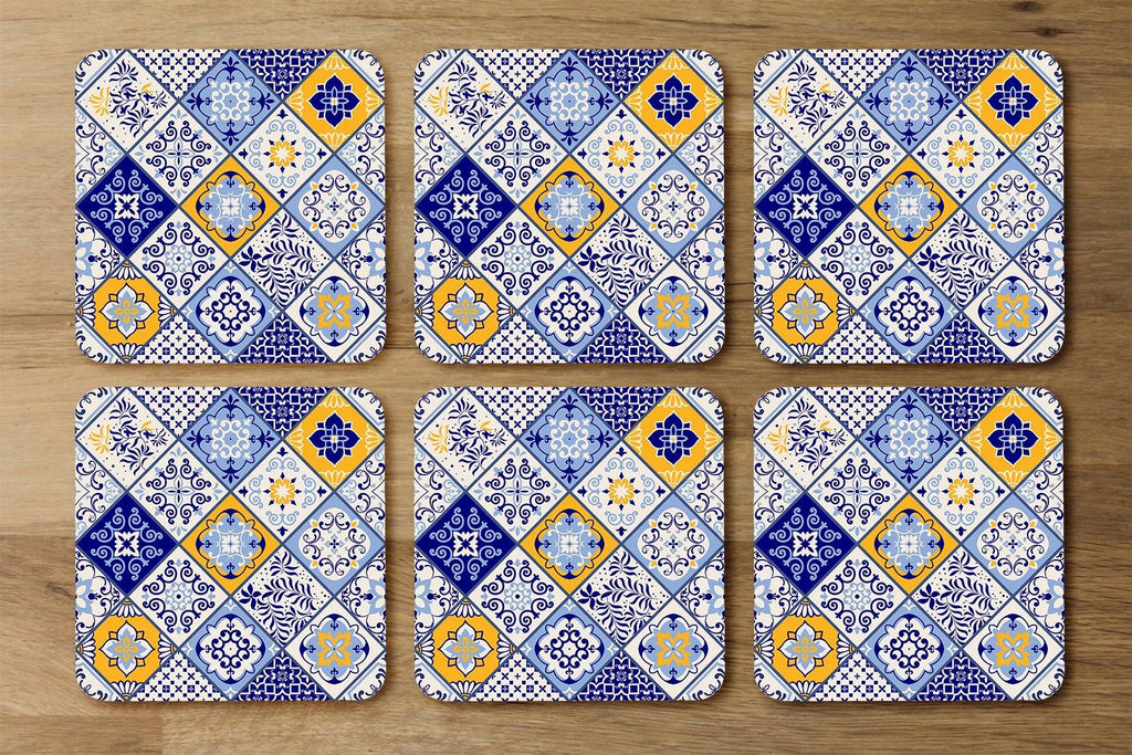 Turkish style. Azulejos tiles (Coaster) - Andrew Lee Home and Living