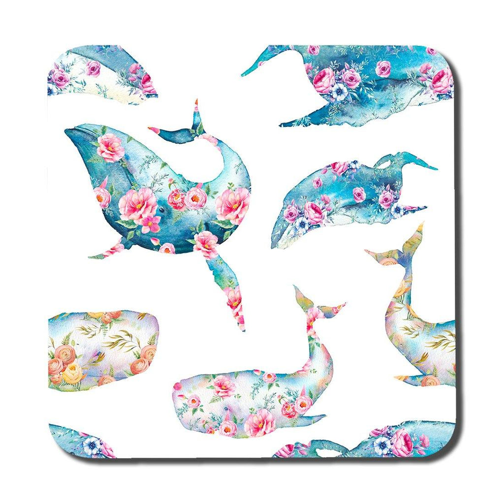 Whale with flowers (Coaster) - Andrew Lee Home and Living