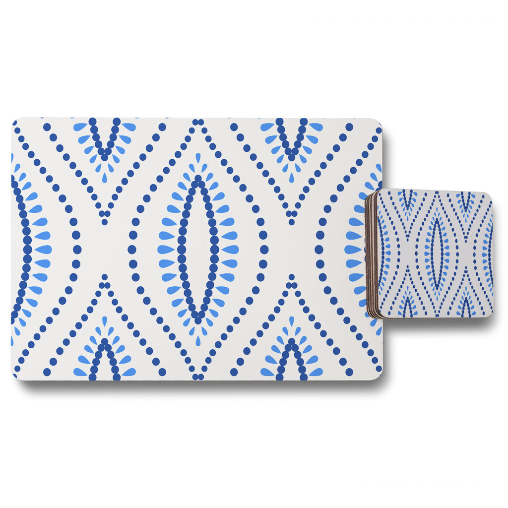 New Product Boho Intricate ogee (Placemat & Coaster Set)  - Andrew Lee Home and Living