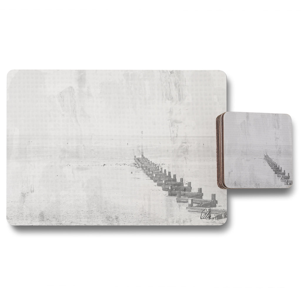 New Product beach front (Placemat & Coaster Set)  - Andrew Lee Home and Living