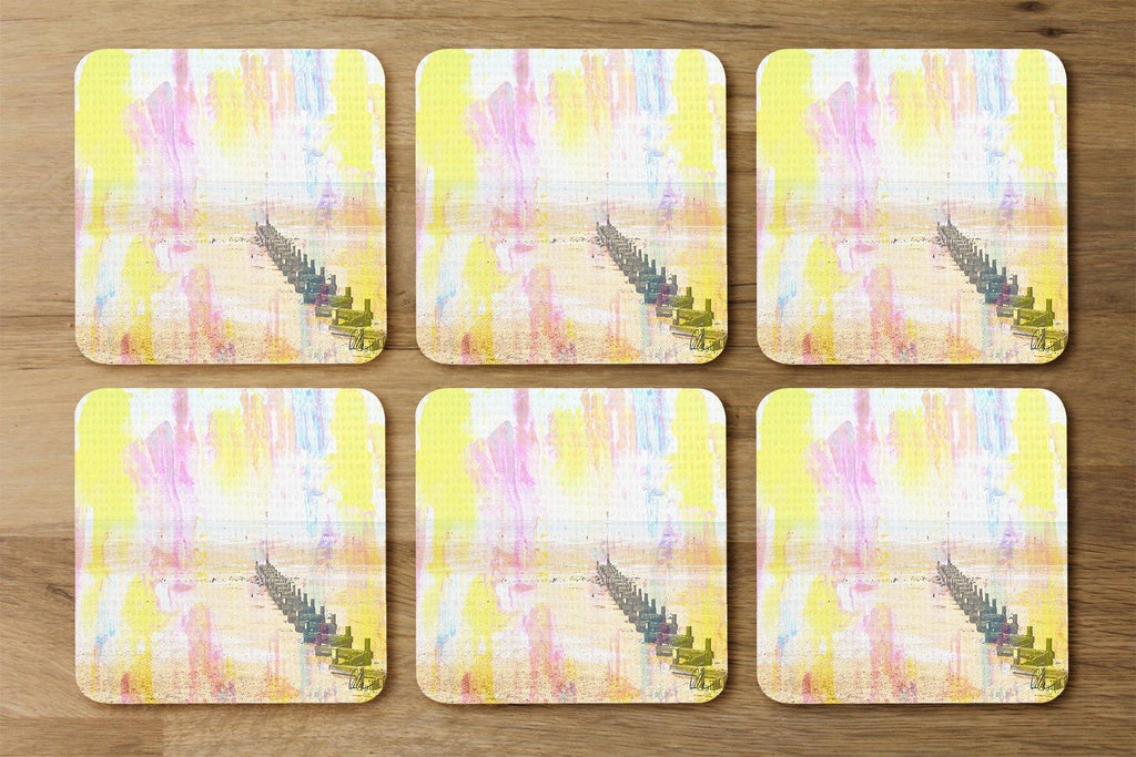 Colourful beach (Coaster) - Andrew Lee Home and Living