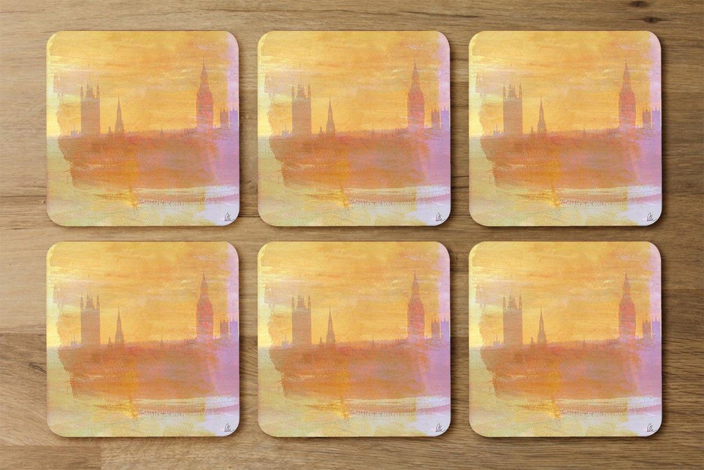 BIG BEN yellow MIST (Coaster) - Andrew Lee Home and Living