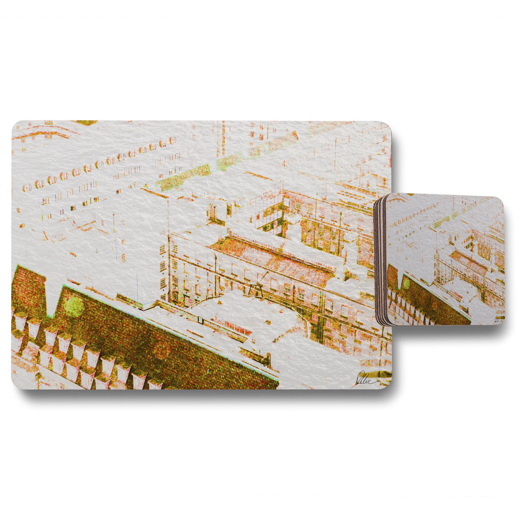 New Product Chimney TOPS BROWN (Placemat & Coaster Set)  - Andrew Lee Home and Living