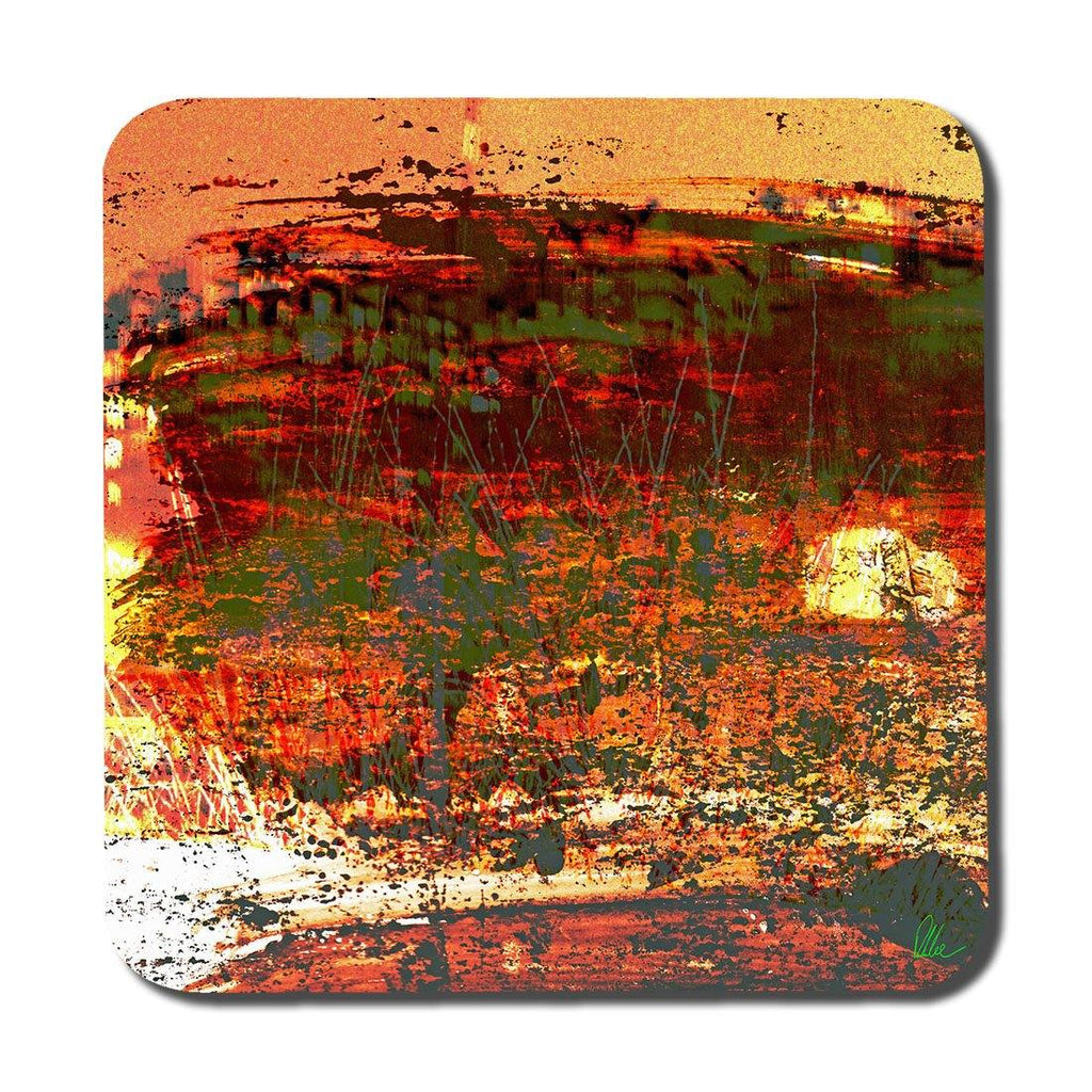 Red branches (Coaster) - Andrew Lee Home and Living