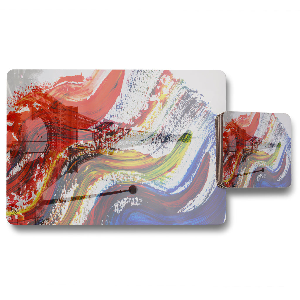 New Product paris in paint (Placemat & Coaster Set)  - Andrew Lee Home and Living