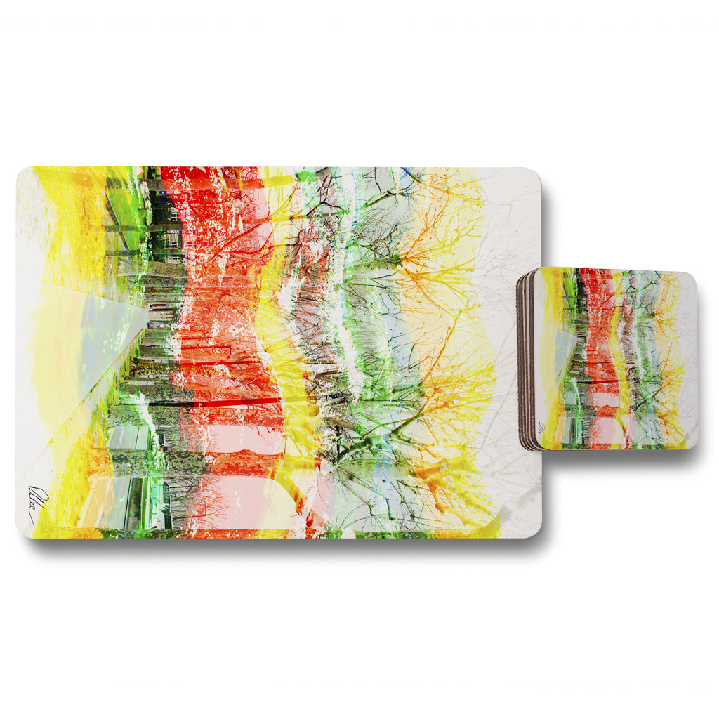 New Product vanishing point (Placemat & Coaster Set)  - Andrew Lee Home and Living