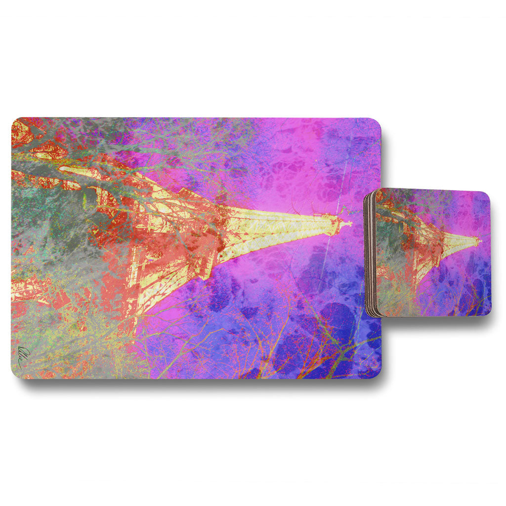 New Product Pinky tower (Placemat & Coaster Set)  - Andrew Lee Home and Living