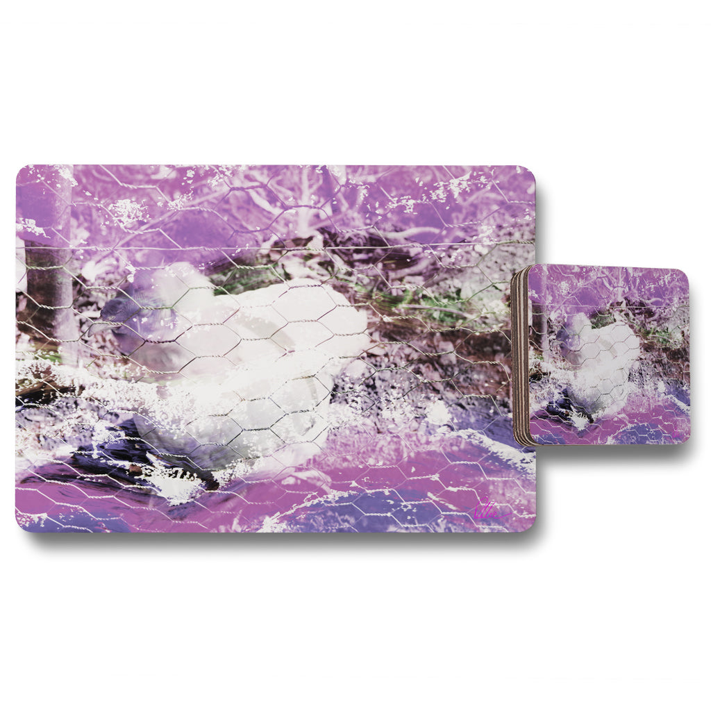 New Product CHICKEN (Placemat & Coaster Set)  - Andrew Lee Home and Living