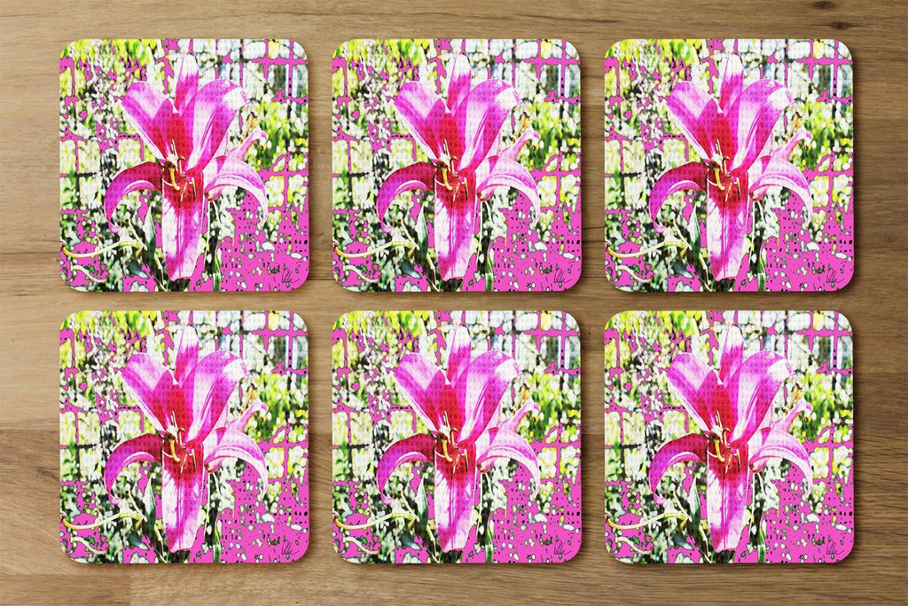 Pink flower (Coaster) - Andrew Lee Home and Living