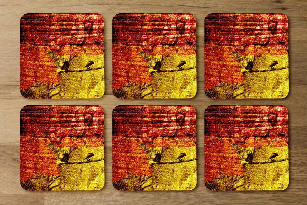 Birds on branch (Coaster) - Andrew Lee Home and Living