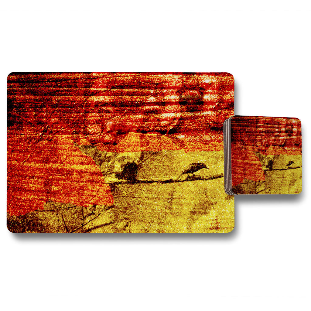 New Product Birds on branch (Placemat & Coaster Set)  - Andrew Lee Home and Living