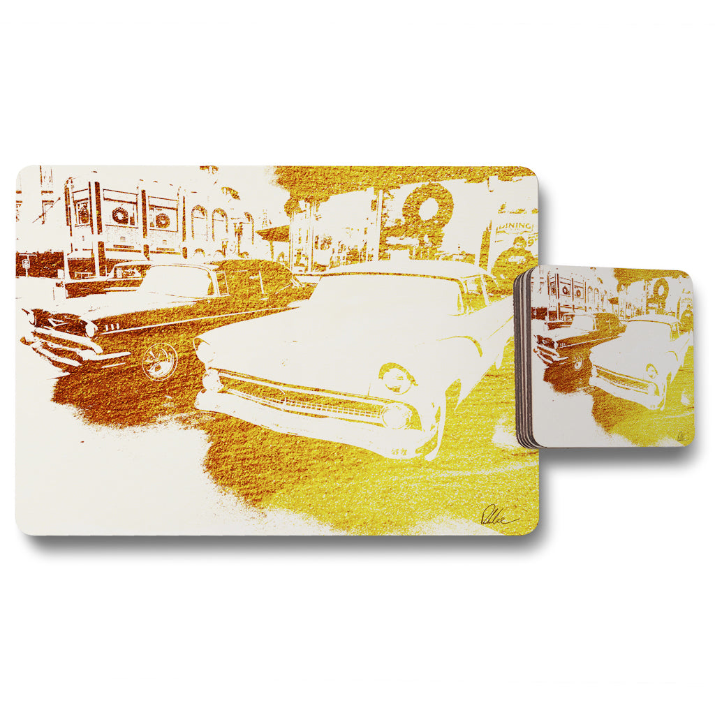 New Product cool cars (Placemat & Coaster Set)  - Andrew Lee Home and Living