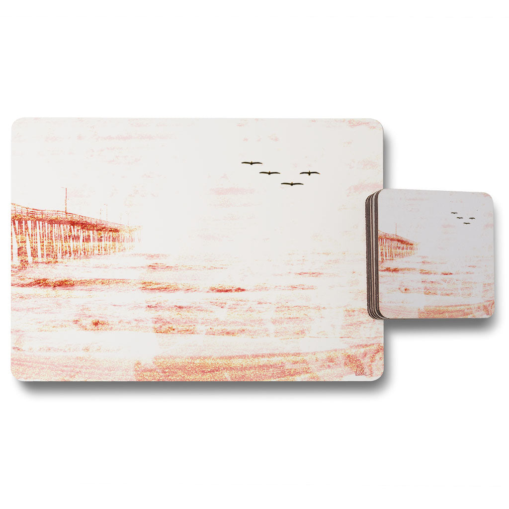 New Product Pier (Placemat & Coaster Set)  - Andrew Lee Home and Living