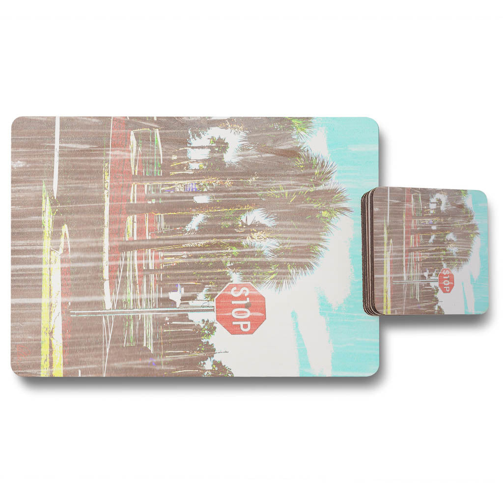 New Product stop (Placemat & Coaster Set)  - Andrew Lee Home and Living