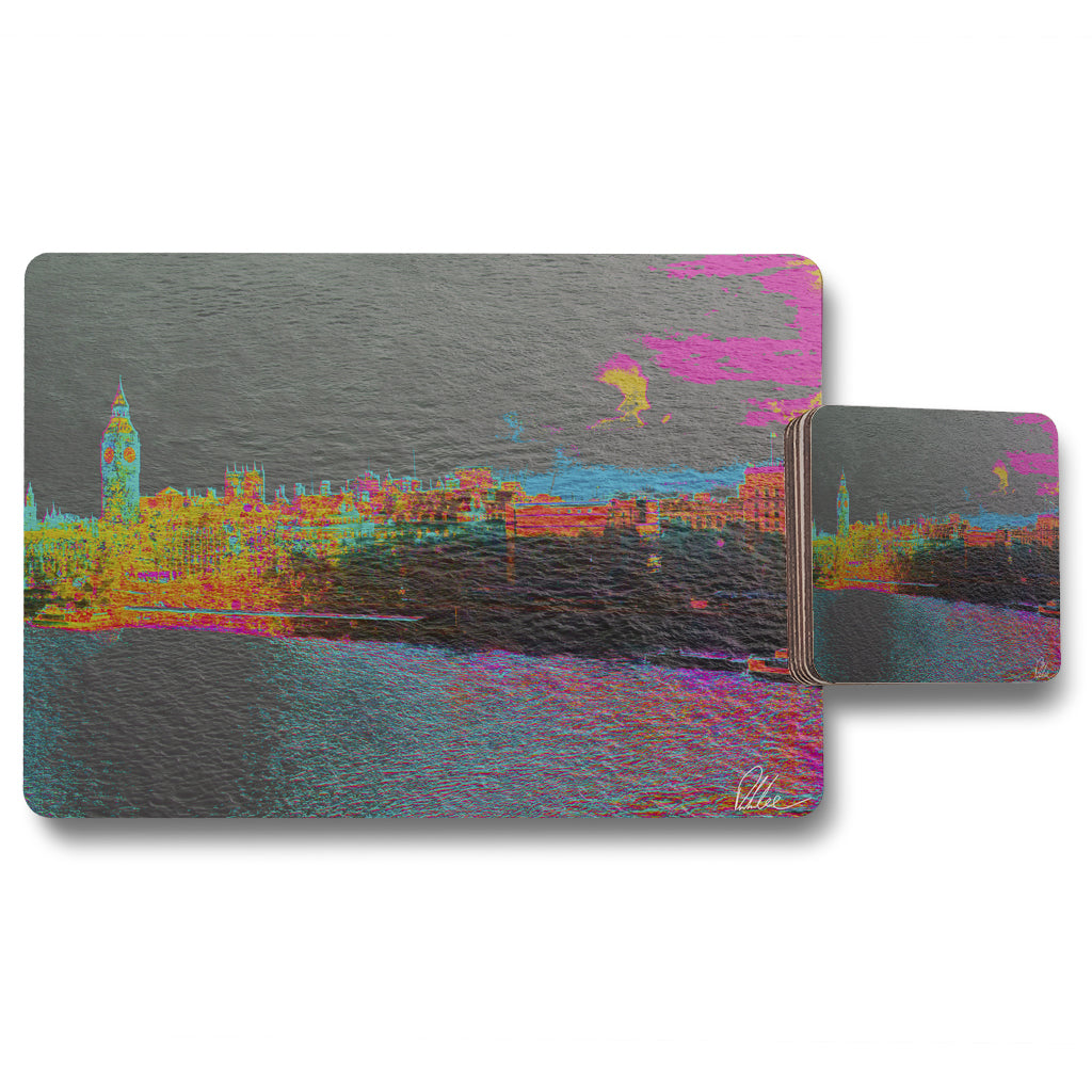 New Product Landscape London (Placemat & Coaster Set)  - Andrew Lee Home and Living