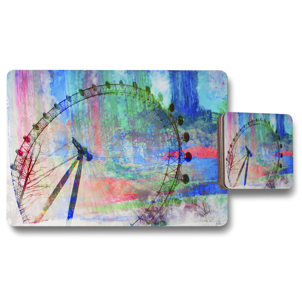 New Product london eye (Placemat & Coaster Set)  - Andrew Lee Home and Living