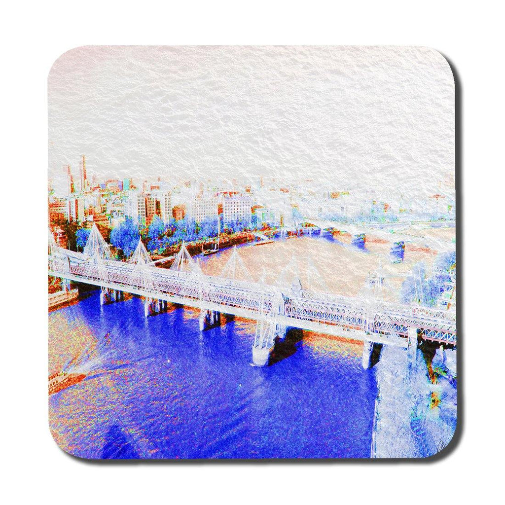 LONDON EYE VEIW blue (Coaster) - Andrew Lee Home and Living