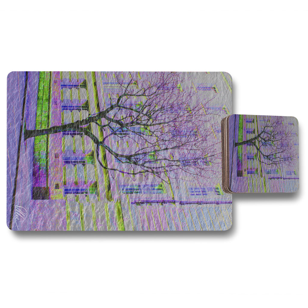New Product Lonely tree (Placemat & Coaster Set)  - Andrew Lee Home and Living