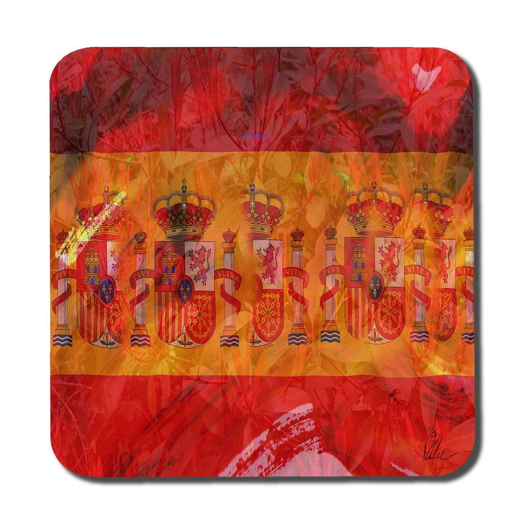 Spain Flag (Coaster) - Andrew Lee Home and Living