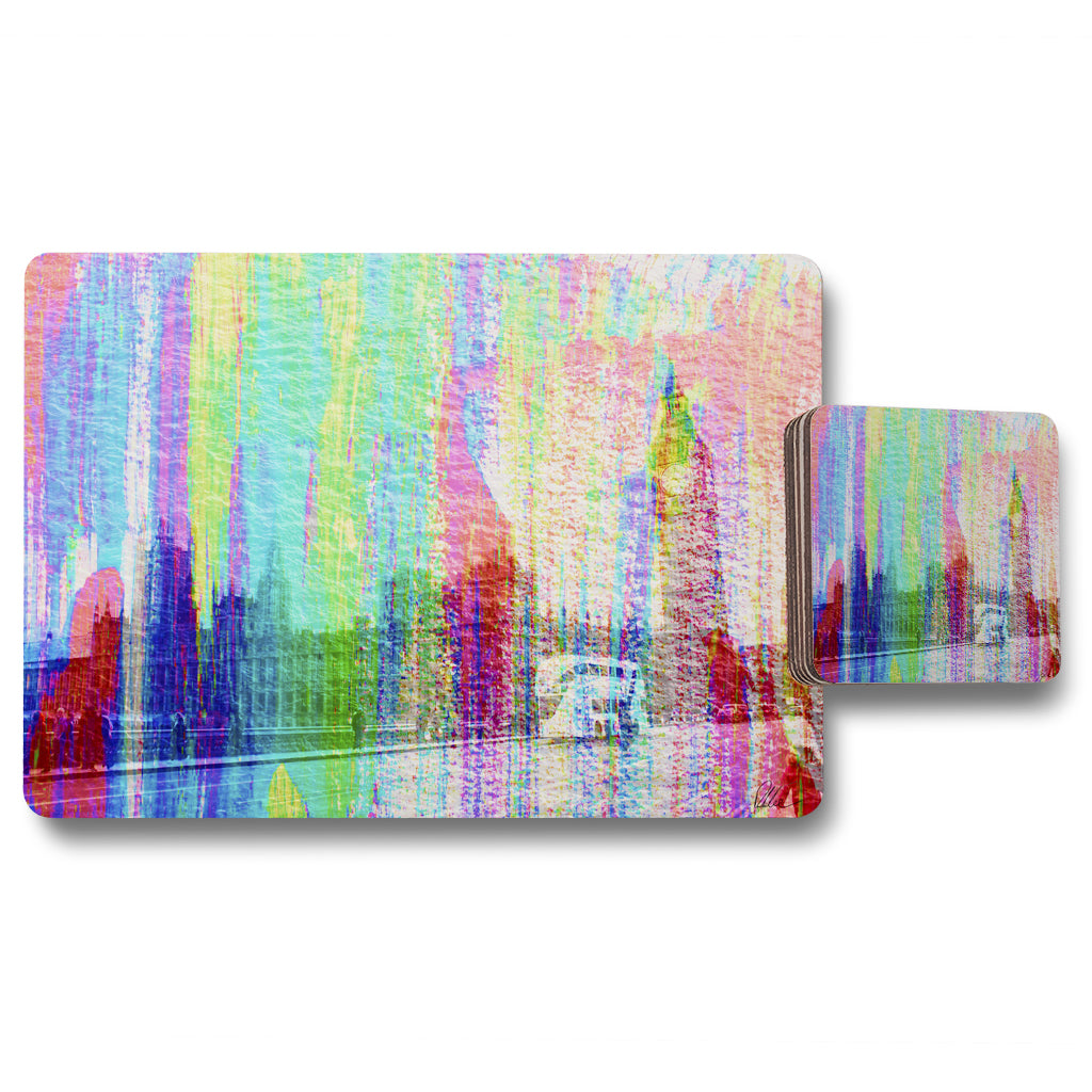 New Product Rainbow bridge (Placemat & Coaster Set)  - Andrew Lee Home and Living