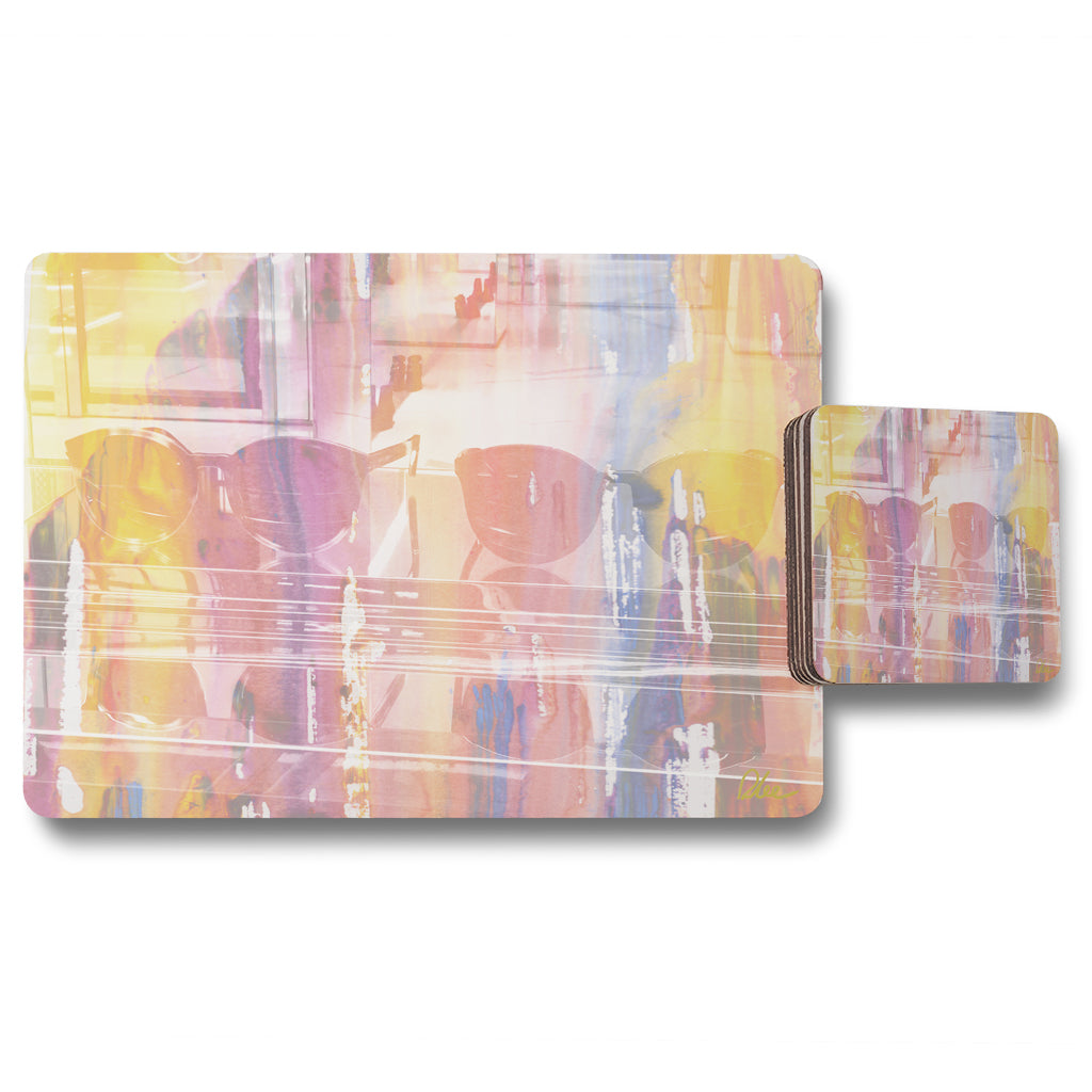 New Product Shades of Glam (Placemat & Coaster Set)  - Andrew Lee Home and Living