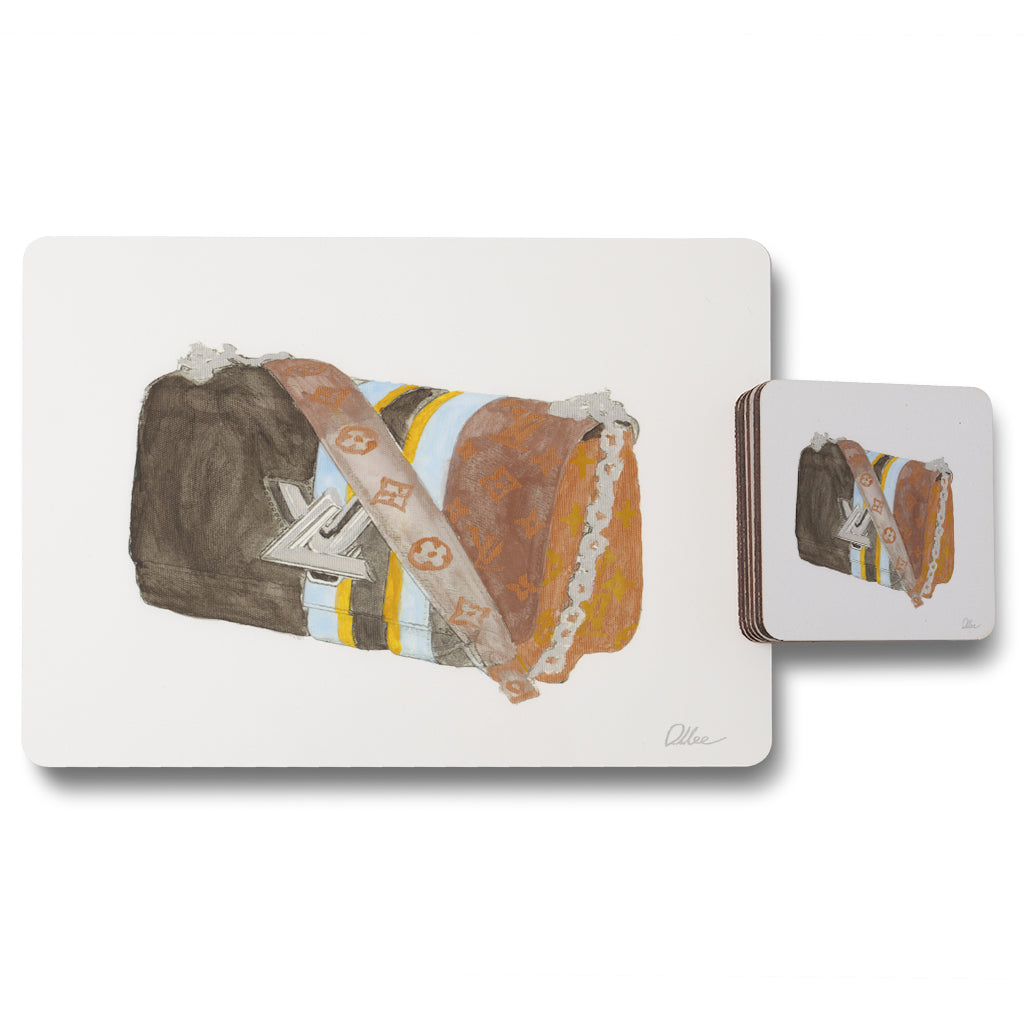 New Product Stylish bag (Placemat & Coaster Set)  - Andrew Lee Home and Living