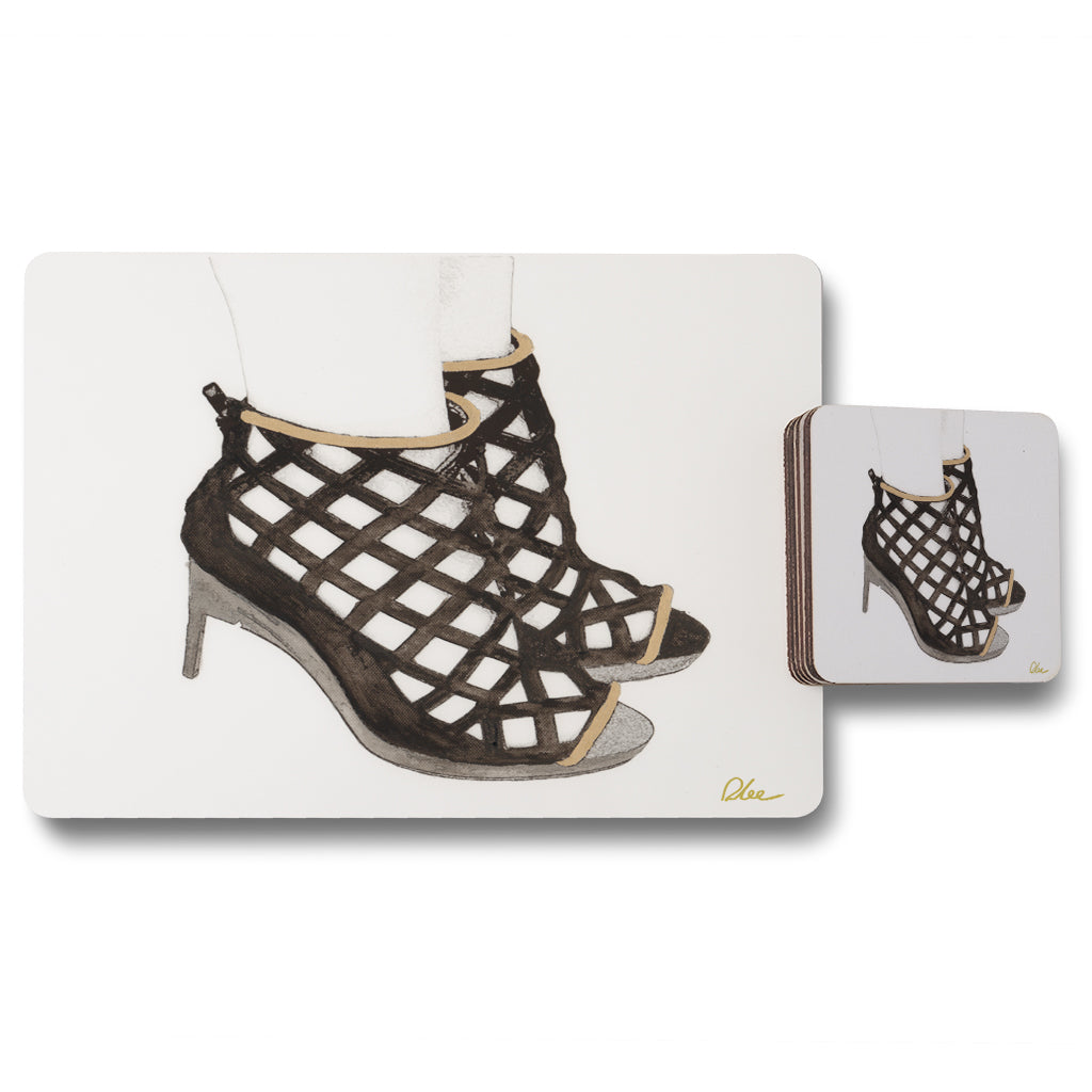 New Product These Shoes are made for walking (Placemat & Coaster Set)  - Andrew Lee Home and Living