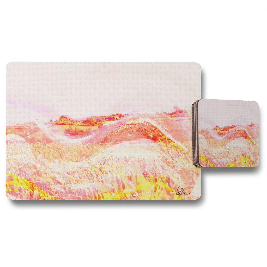 New Product wheat field (Placemat & Coaster Set)  - Andrew Lee Home and Living
