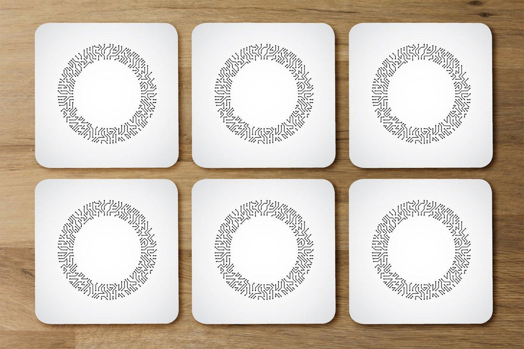 Abstract technology (Coaster) - Andrew Lee Home and Living
