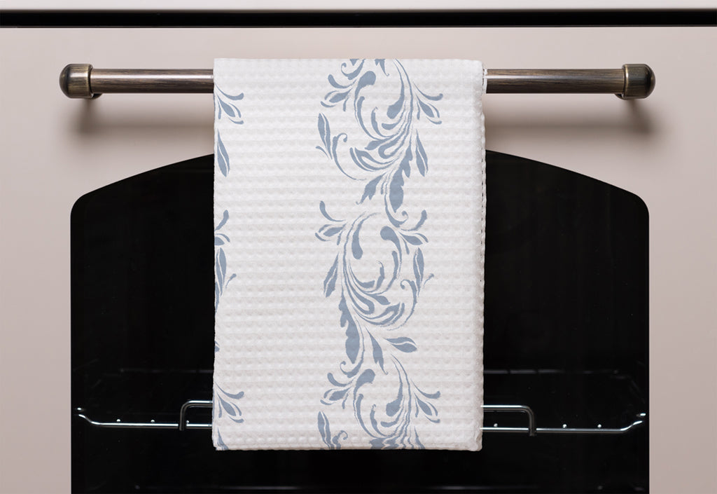 New Product Decorative swirls and flowers (Kitchen Towel)  - Andrew Lee Home and Living