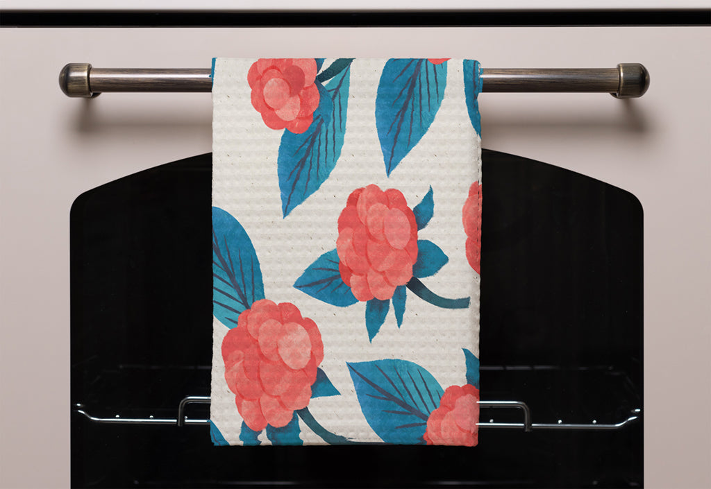 New Product Watercolour floral pattern (Kitchen Towel)  - Andrew Lee Home and Living