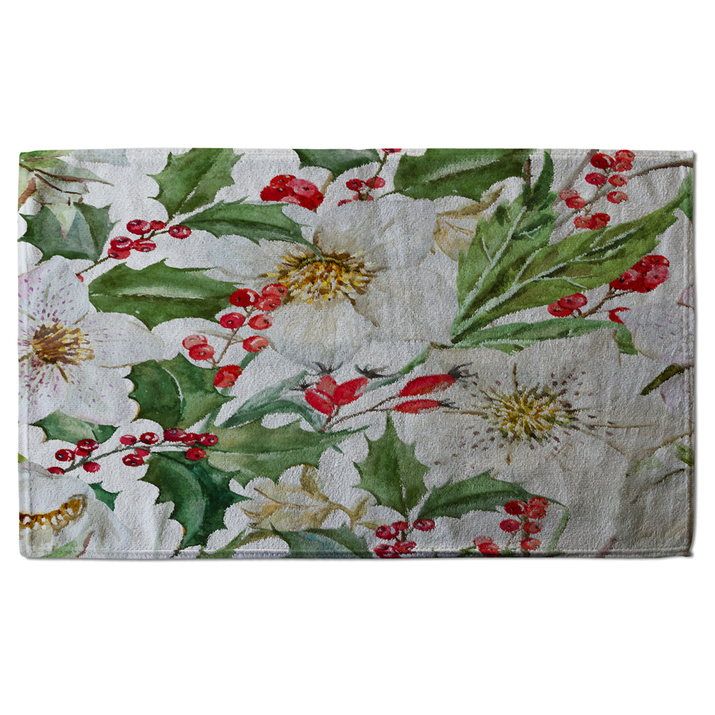 New Product Watercolour Christmas pattern (Kitchen Towel)  - Andrew Lee Home and Living