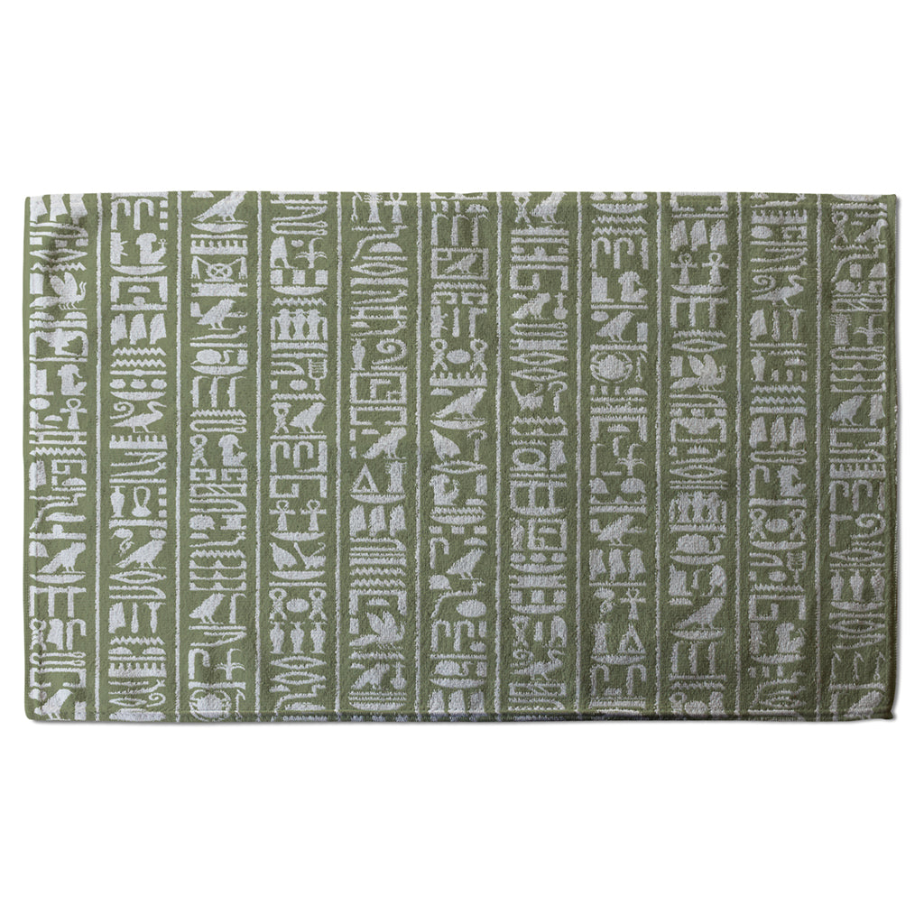New Product Egyptian hieroglyphic decorative background (Kitchen Towel)  - Andrew Lee Home and Living