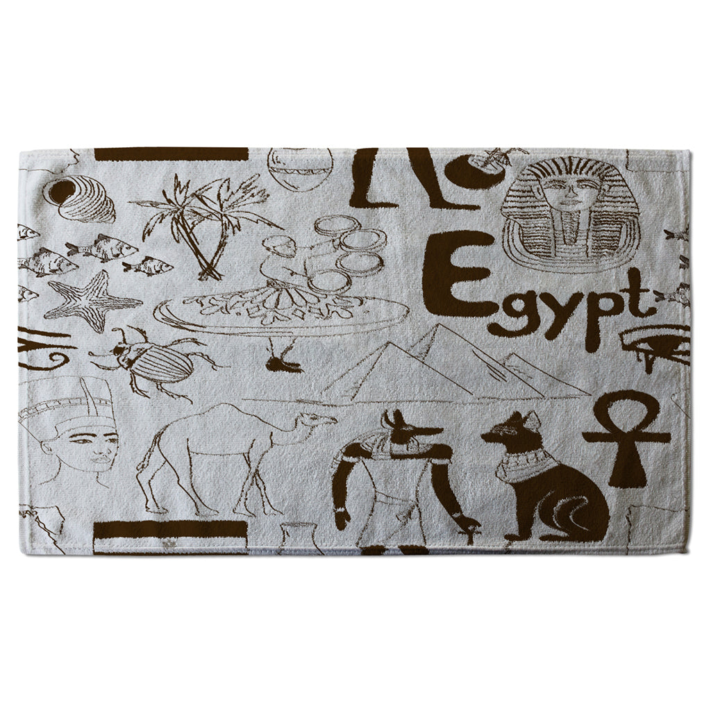 New Product Hand drawn sketch Egypt (Kitchen Towel)  - Andrew Lee Home and Living