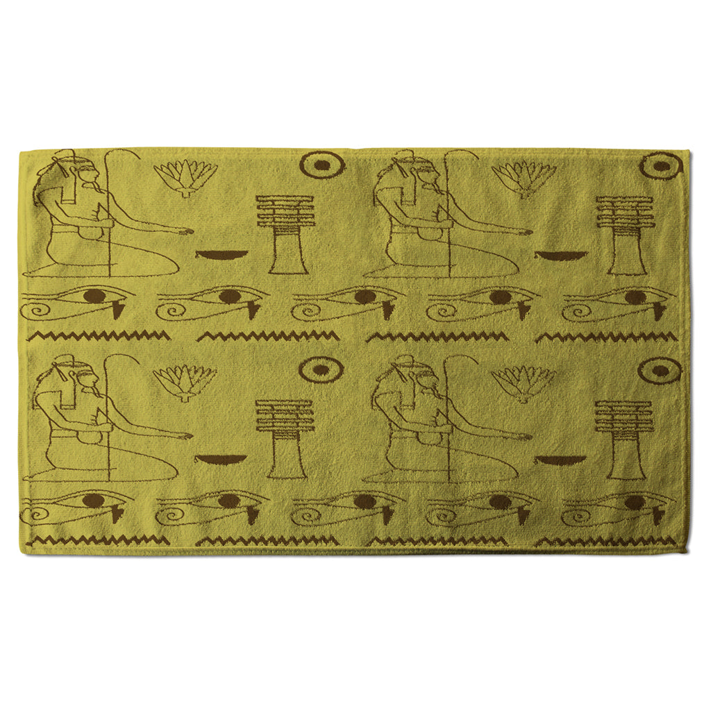 New Product Pattern of Egyptian hieroglyphics (Kitchen Towel)  - Andrew Lee Home and Living