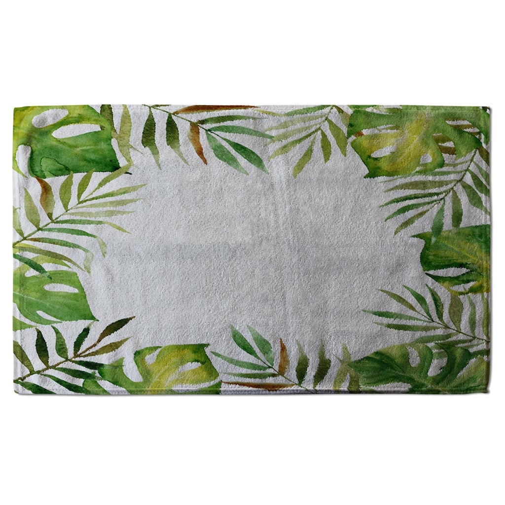 New Product Border of Botanical Leaves (Kitchen Towel)  - Andrew Lee Home and Living