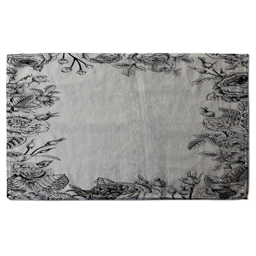 New Product Hand Drawn Roses (Kitchen Towel)  - Andrew Lee Home and Living