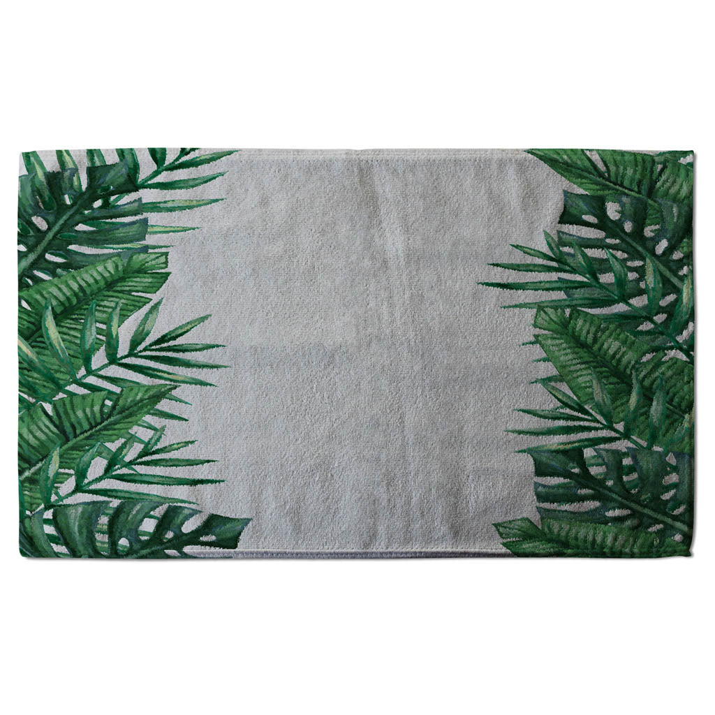 New Product Half Botanical Border (Kitchen Towel)  - Andrew Lee Home and Living