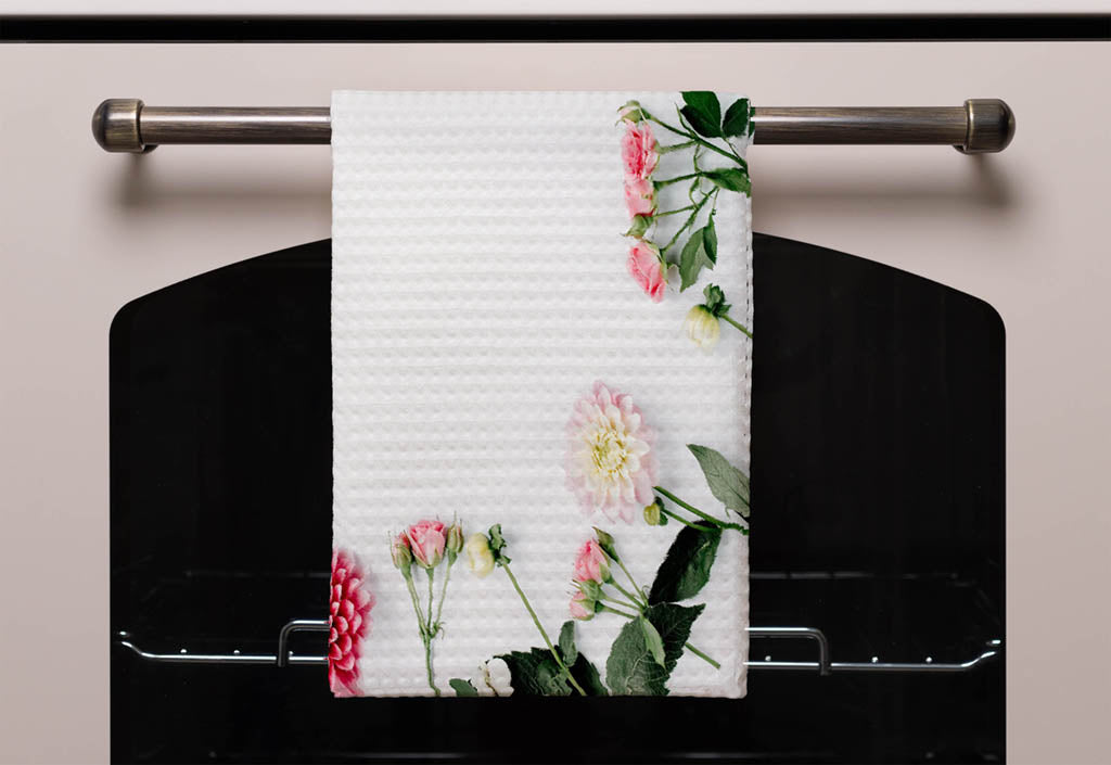 New Product Scattered Flowers (Kitchen Towel)  - Andrew Lee Home and Living