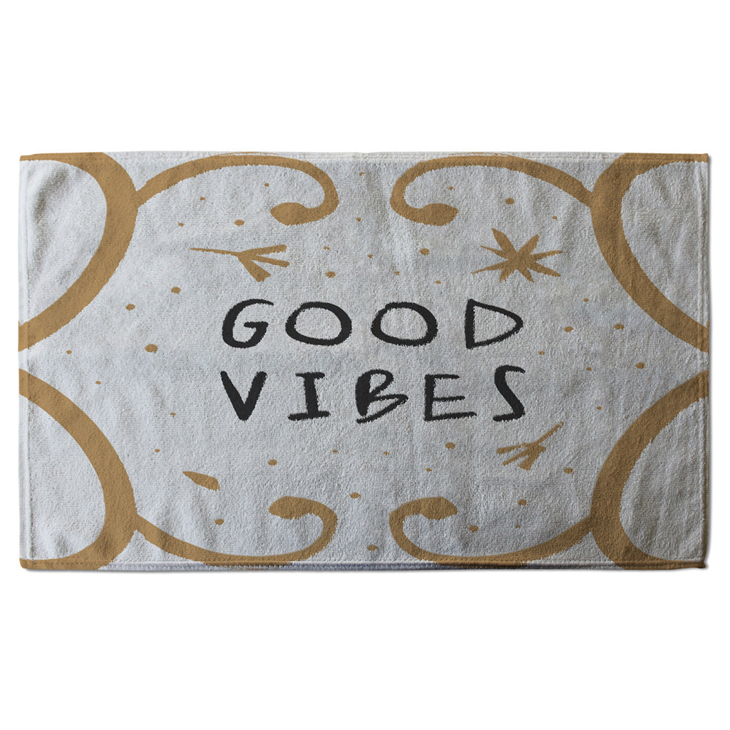 New Product Good Vibes (Kitchen Towel)  - Andrew Lee Home and Living