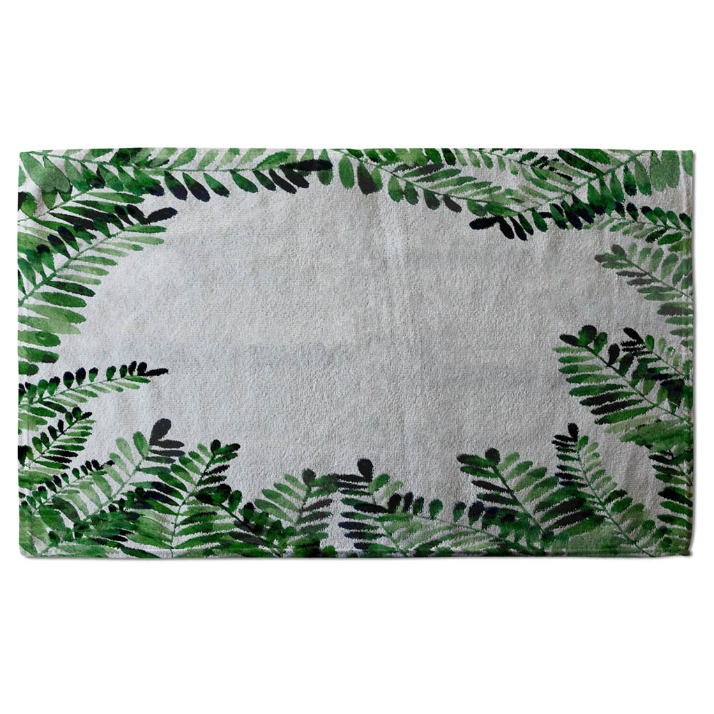 New Product Green Botanical Leaves (Kitchen Towel)  - Andrew Lee Home and Living