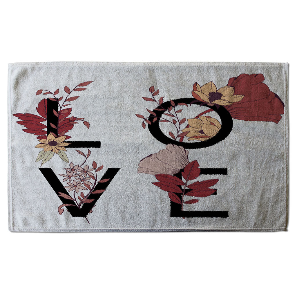 New Product Love Typography (Kitchen Towel)  - Andrew Lee Home and Living