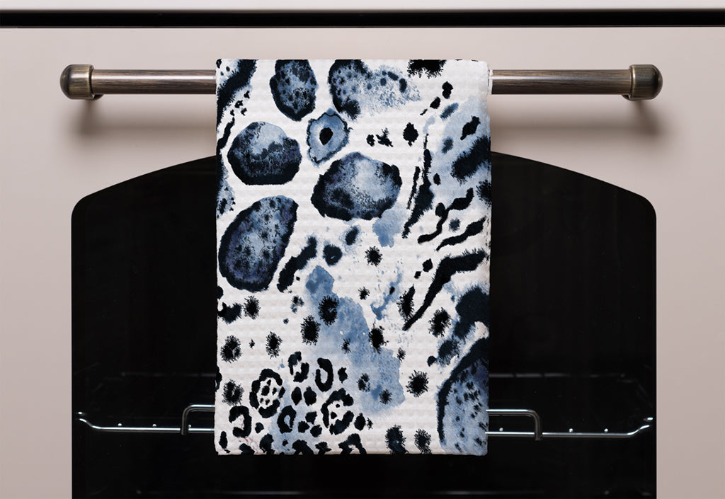 New Product Blue Leopard Print (Kitchen Towel)  - Andrew Lee Home and Living