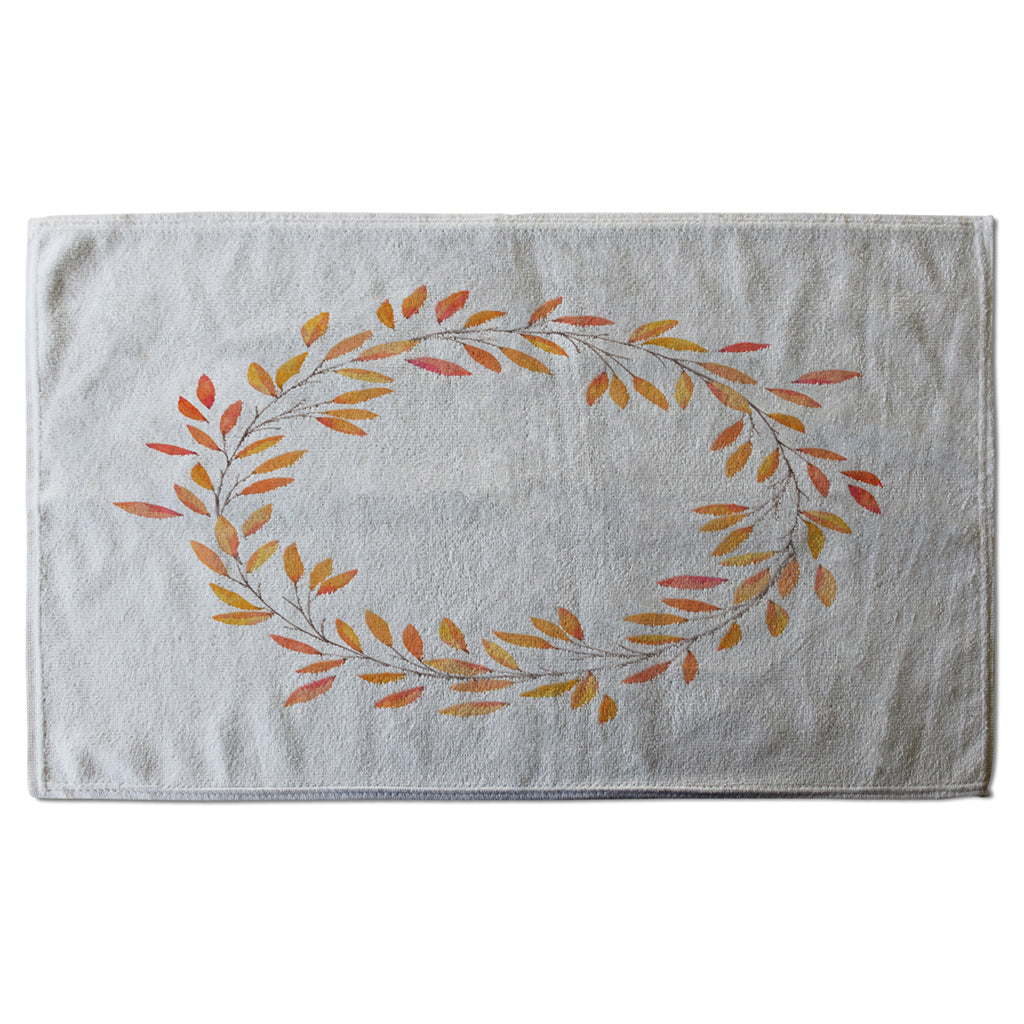 New Product Autumn Reath (Kitchen Towel)  - Andrew Lee Home and Living