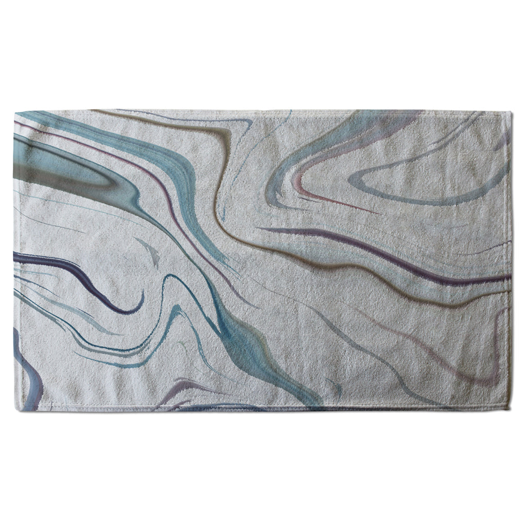 New Product Blue Rippled Marble (Kitchen Towel)  - Andrew Lee Home and Living