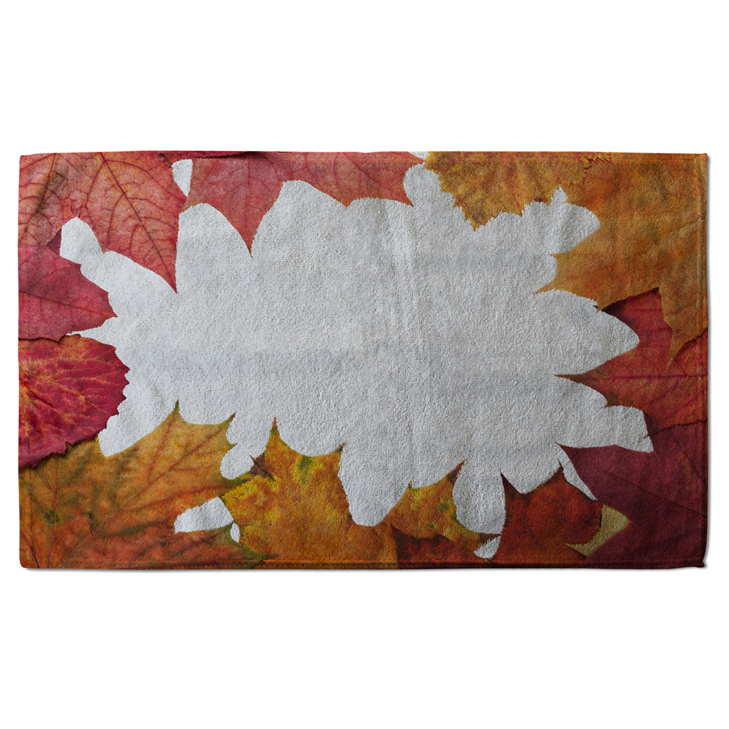 New Product Red Autumn Border (Kitchen Towel)  - Andrew Lee Home and Living