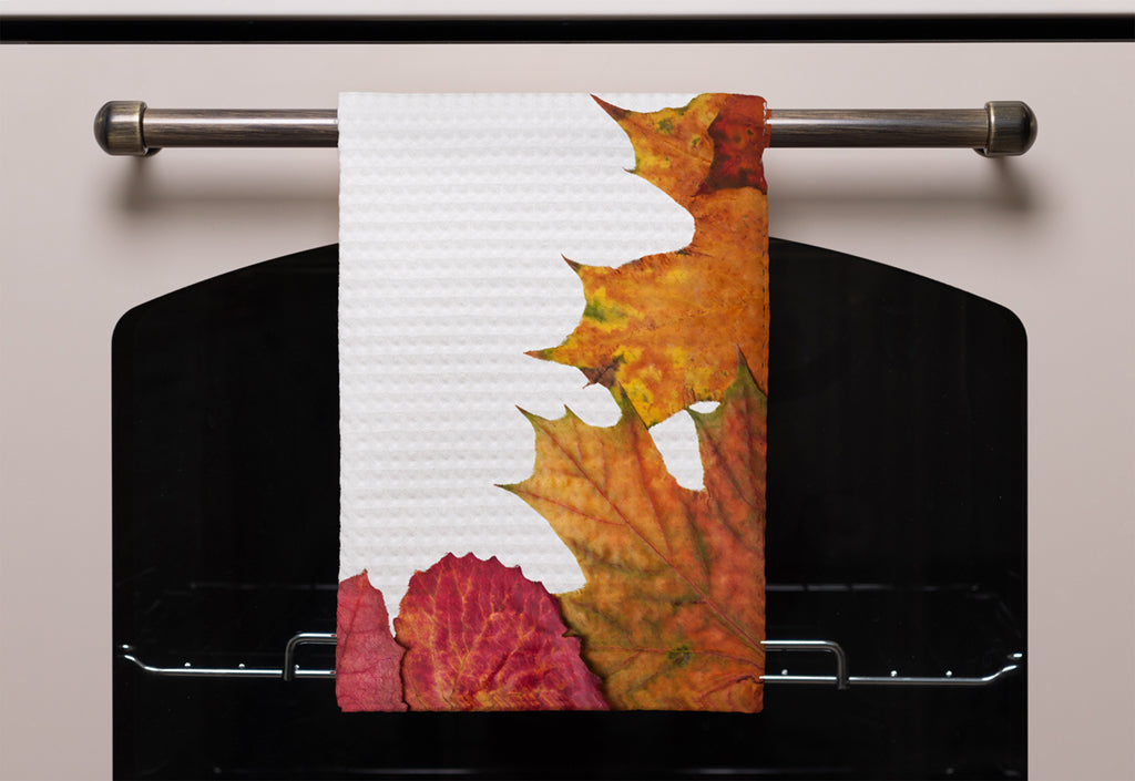 New Product Red Autumn Border (Kitchen Towel)  - Andrew Lee Home and Living